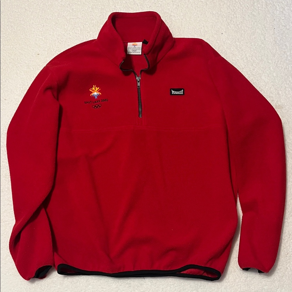 Salt Lake Clothing Bright Red Bomber Jacket